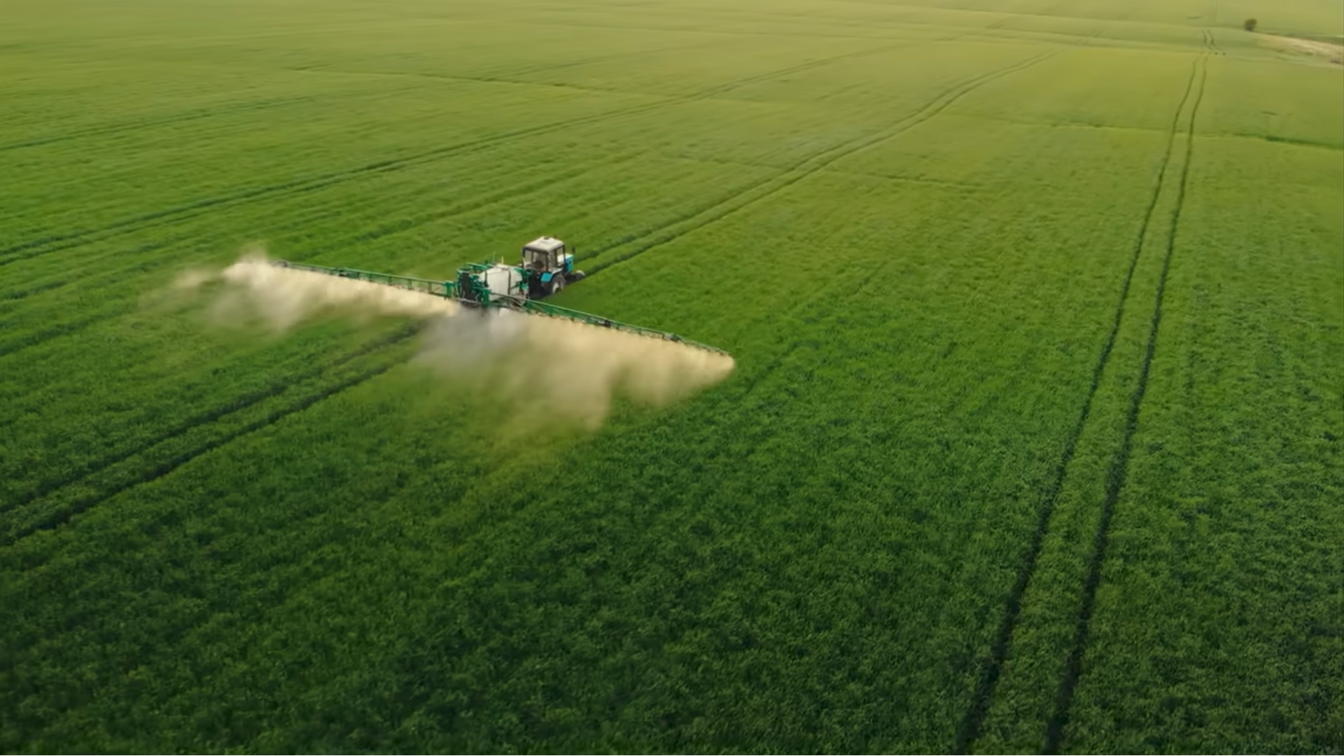 Aerial footage of crop fields, raw and unedited.